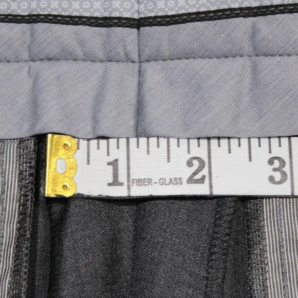 Hiltl NWT DiBiella Dress Pants Size 32 US Contemporary Fit in Gray 100% Wool